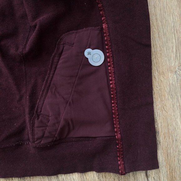 LULULEMON SLALOM COTTON BLEND JACKET QUILTED SLEEVE PATCHES Sz6 - Picture 7 of 7